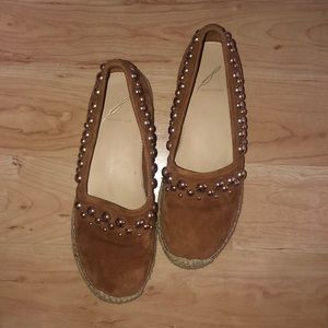 Brian Atwood Brown Suede Espadrilles